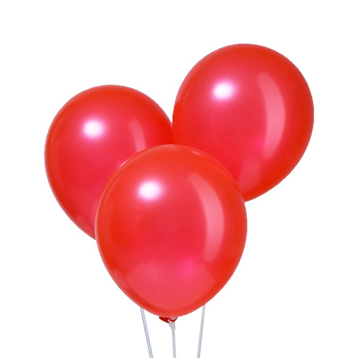 Воздушный шар Красный металлик С 12 дюймов