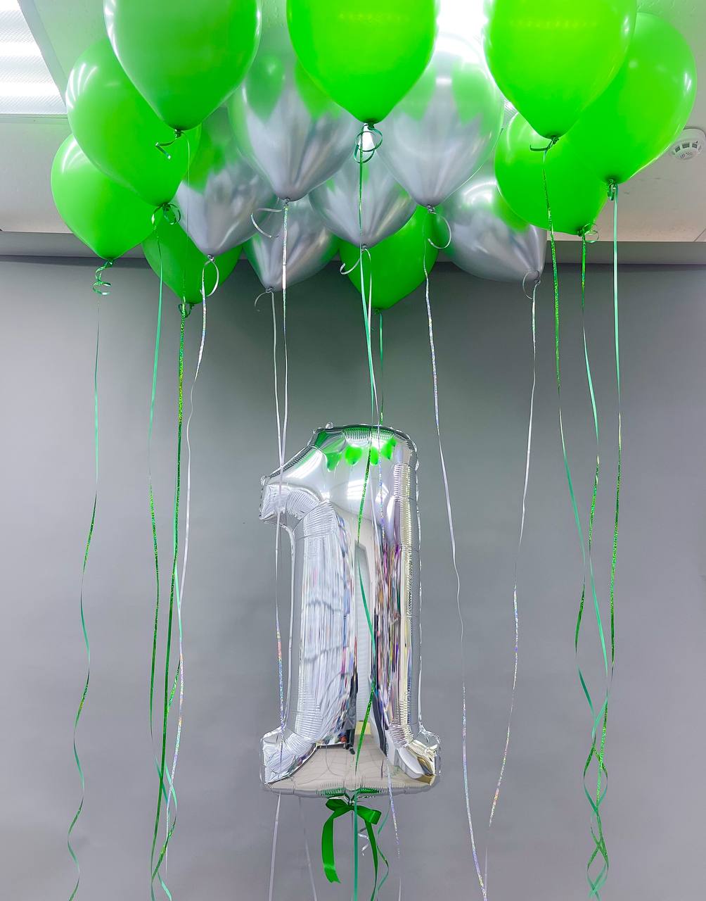 Набор воздушных шаров с цифрами 407