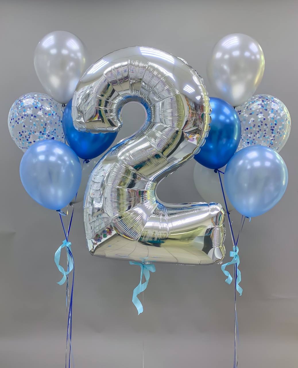 Набор воздушных шаров с цифрами 411