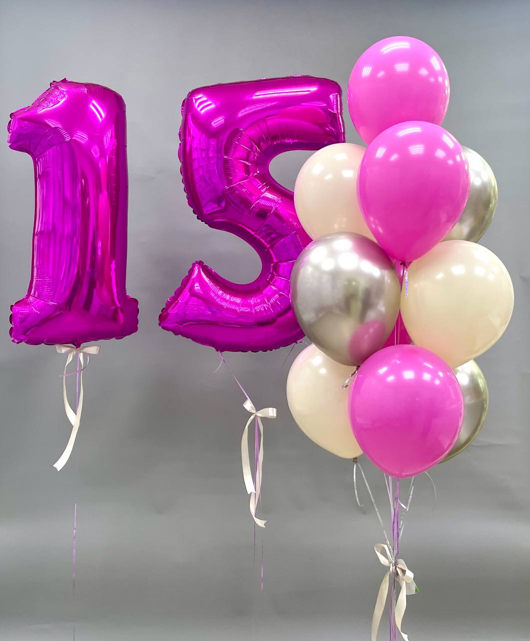 Набор воздушных шаров с цифрами 436