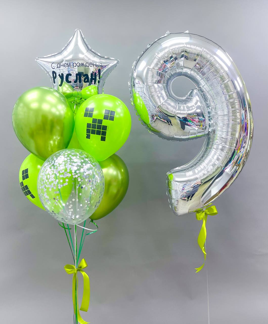 Набор воздушных шаров с цифрами 442