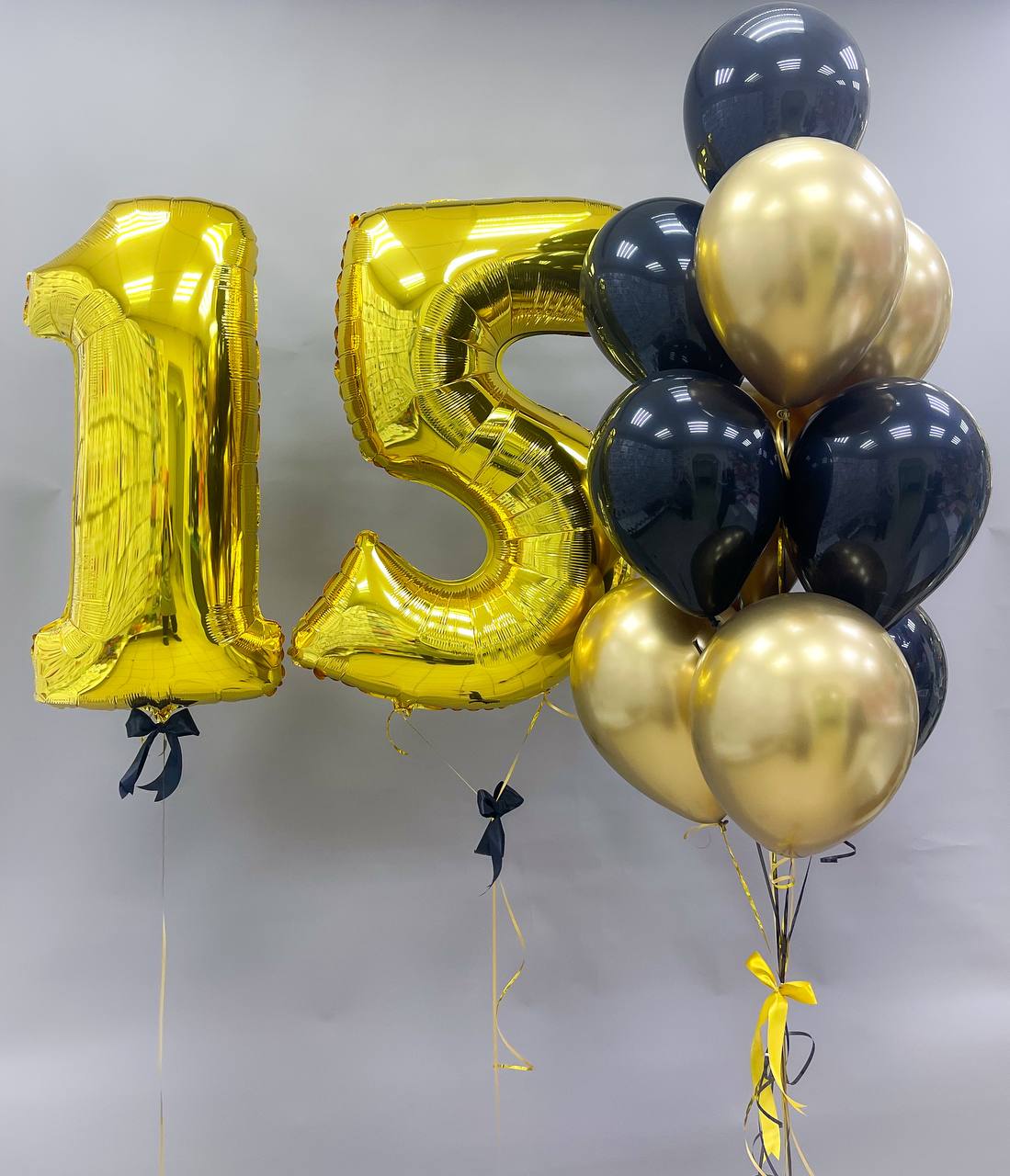 Набор воздушных шаров с цифрами 445