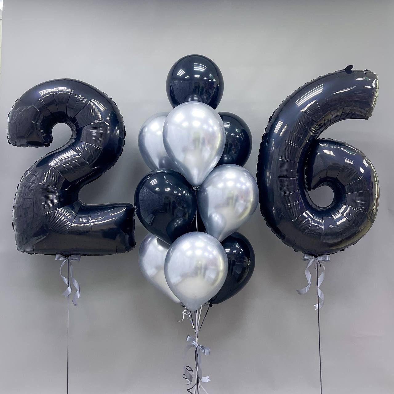 Набор воздушных шаров с цифрами 448