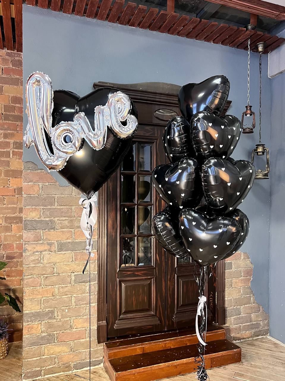 Набор воздушных шаров с большим сердцем 218