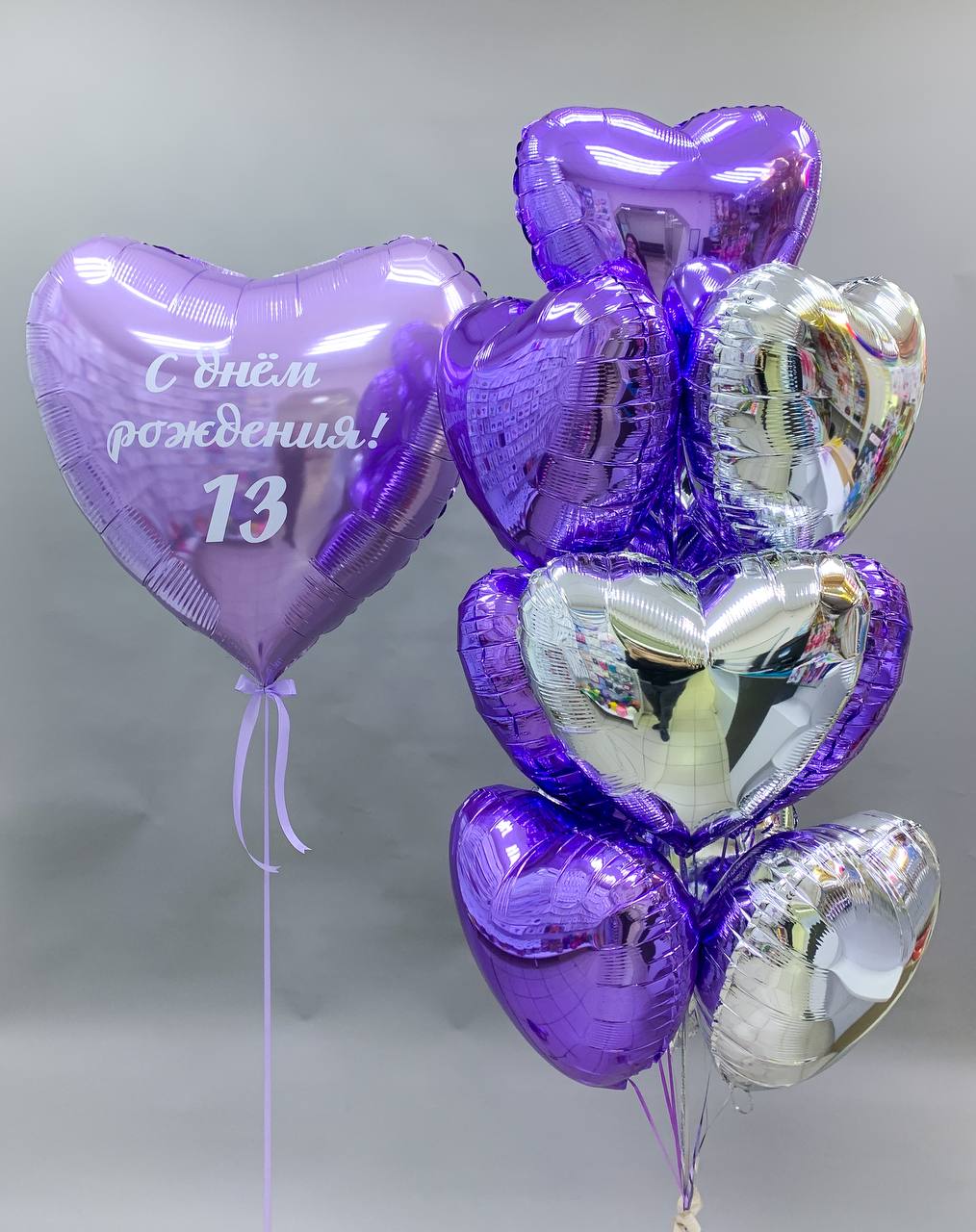 Набор воздушных шаров с большим сердцем 223